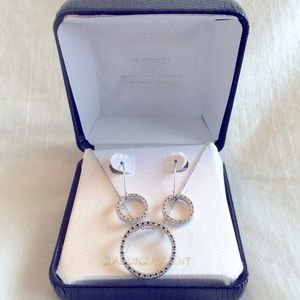 Sterling Silver Necklace & Earring Set